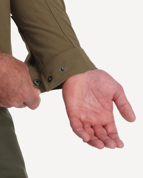Рубашка Simms Lodge Work Shirt (Мужской; L (42-44); Driftwood)